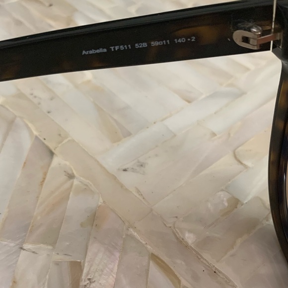 Tom Ford Arabella Dark Havana Cat-Eye Sunglasses - Picture 8 of 8